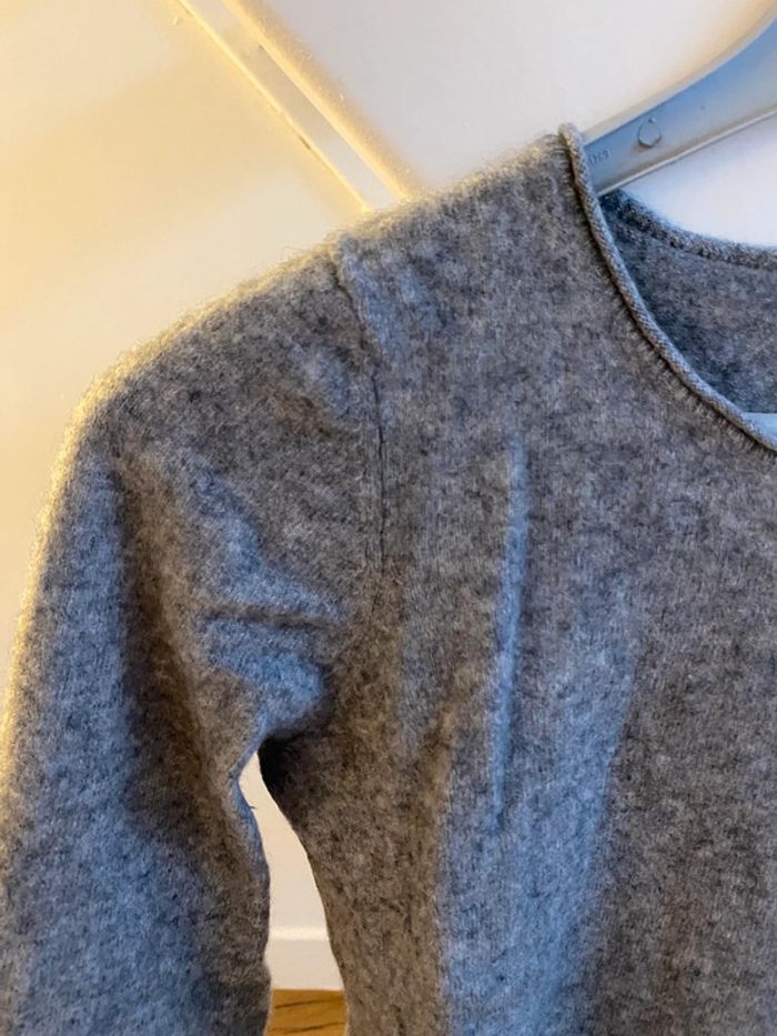 Pull en cachemire gris clair - photo numéro 2