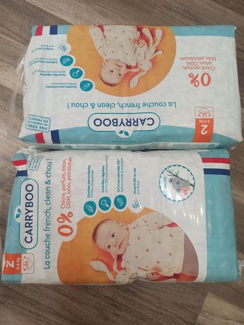 🌺Carryboo Couches bébé avec motif lot de 2