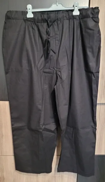 Pantalon large noir