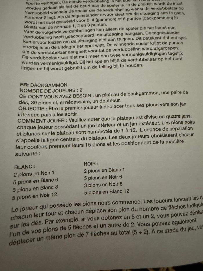 Backgammon d'Anna et Clara Jeu de backgammon - photo numéro 3