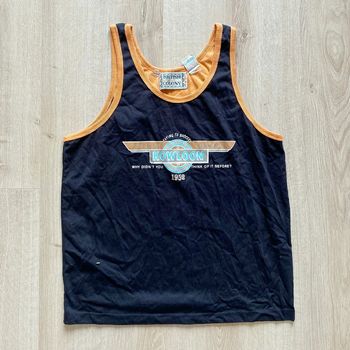 British Colony T-Shirt Débardeur ethnique Kowloon Homme Exclusive Vintage Travel en très bon état (Taille L)