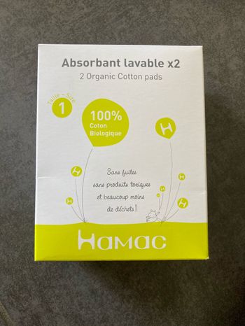 Absorbant lavable x2