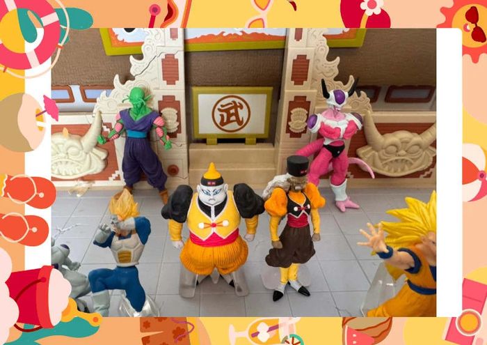 Lot Gashapon dragon ball cyborg goku ssj3 freezer frieza freeza piccoli C15 C16 - photo numéro 6