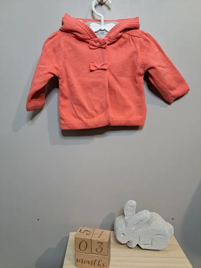 Gilet doublé - Vertbaudet - 3 mois