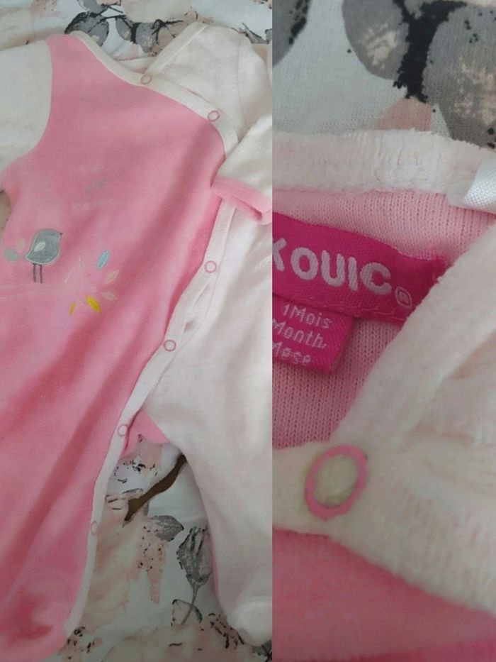 Lot de 9 pyjamas epais 1 mois - photo numéro 9