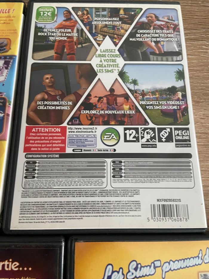 Lot de jeux sims pc vintage - photo numéro 7