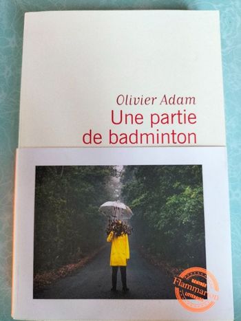 Livre roman Oliver Adam Une partie de badminton