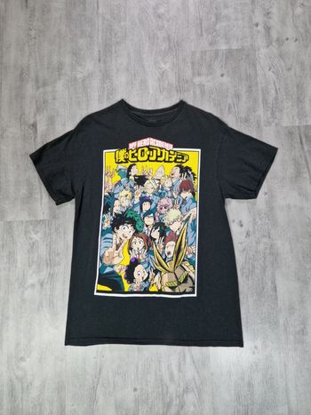 T shirt Imprimé Licence My Hero Academia Noir Taille M Homme