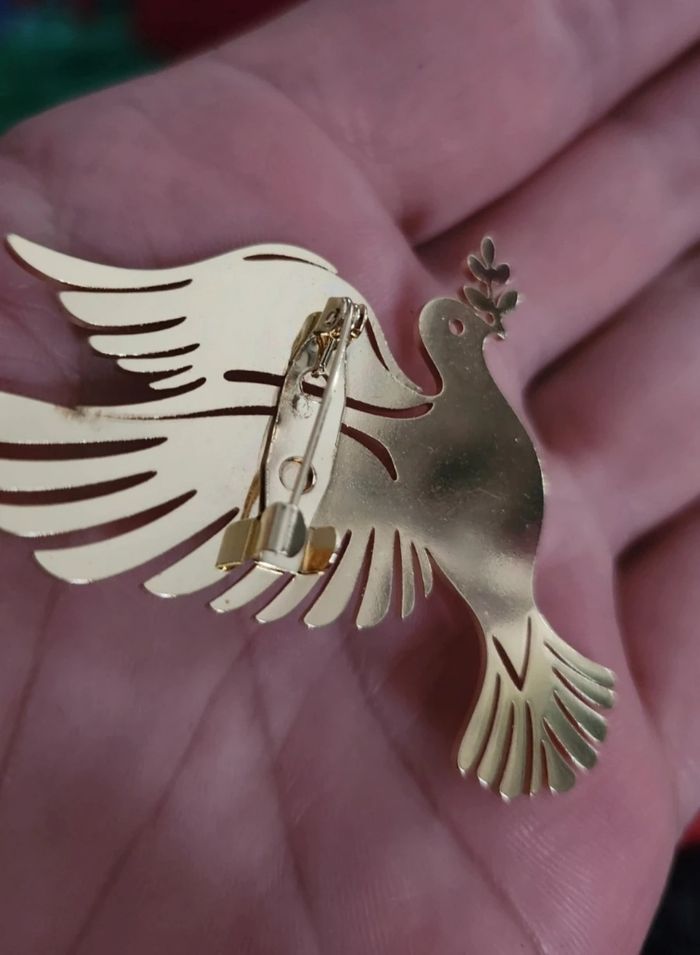 Broche colombe paix - photo numéro 4