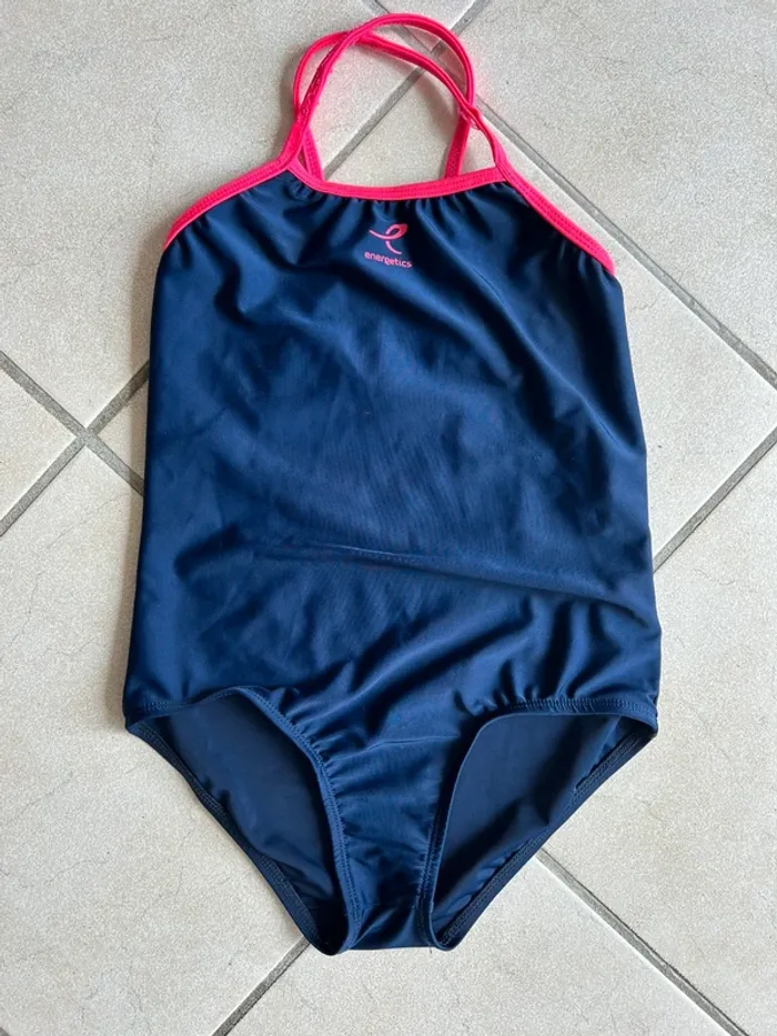 Maillot de bain 1 pièce et bonnet de bain Energetics - photo numéro 2