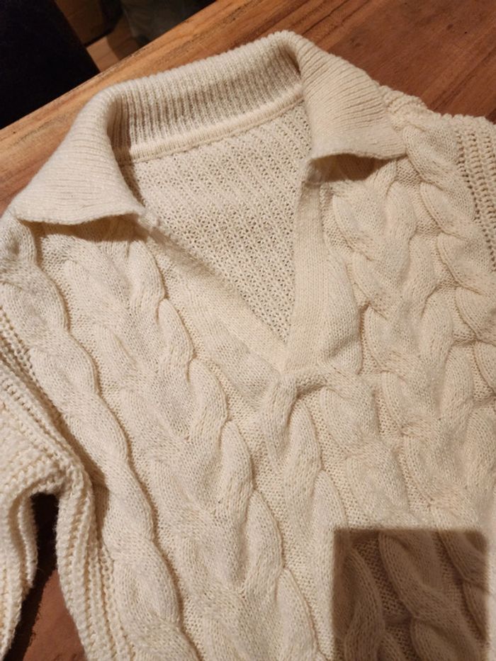 Robe pull beige - photo numéro 2