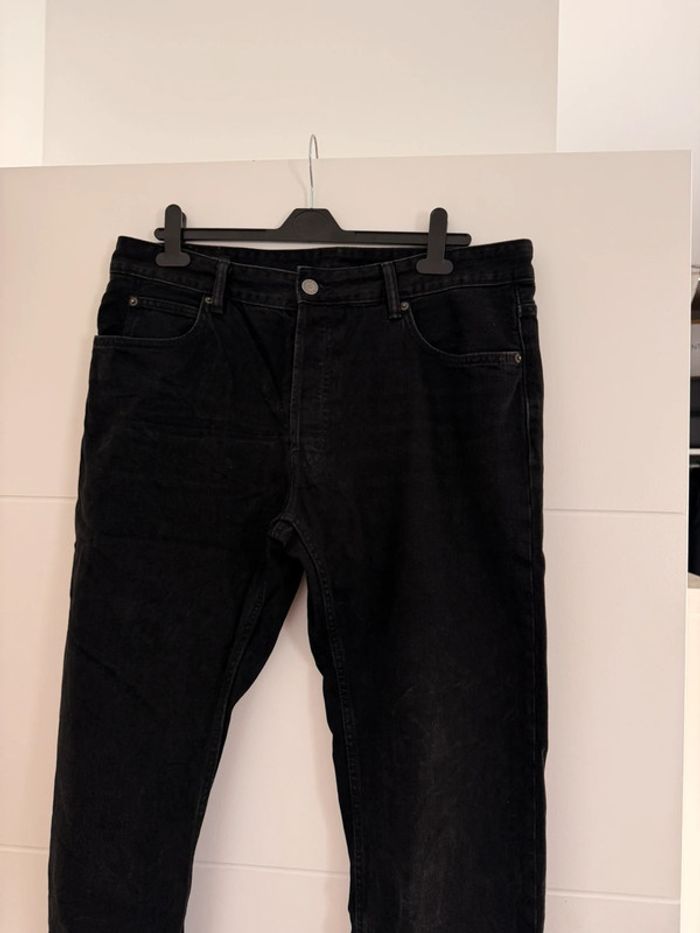 Jean homme noir 46 Zara poches Pantalon long pantaloni pantalones Vloeiende Calças homme man - photo numéro 3