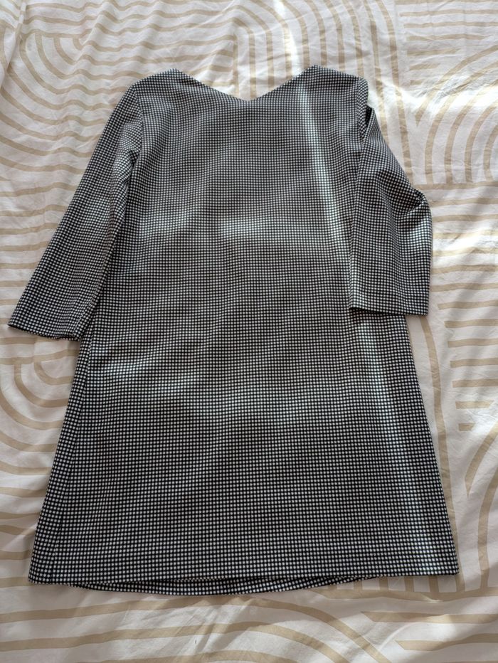 Robe Tunique MANGO SUIT - Motif Pied-de-Poule Mini - photo numéro 3