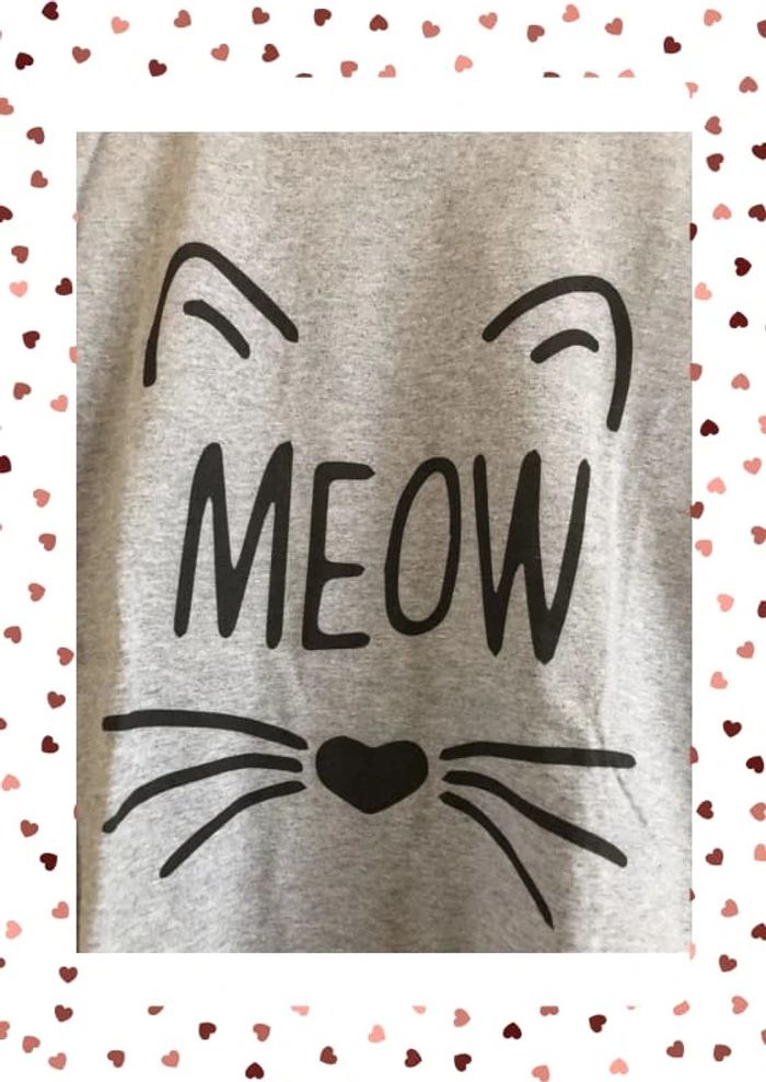 T-shirt gris 40 Meow De Paris & Five. Paris - photo numéro 2