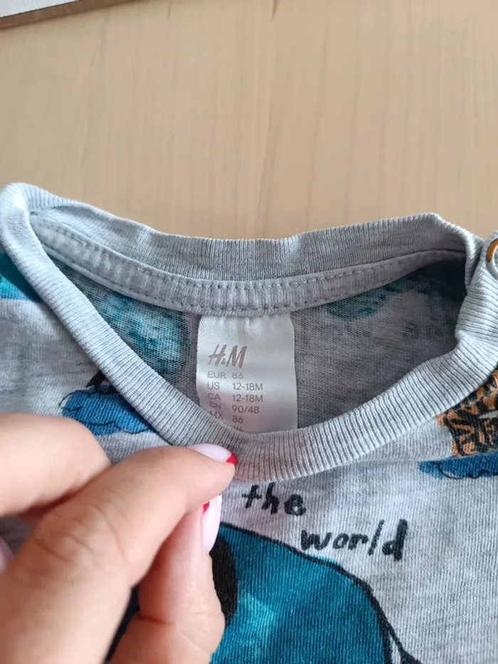 Lot de 2 t-shirts manches courtes 24 mois - photo numéro 5
