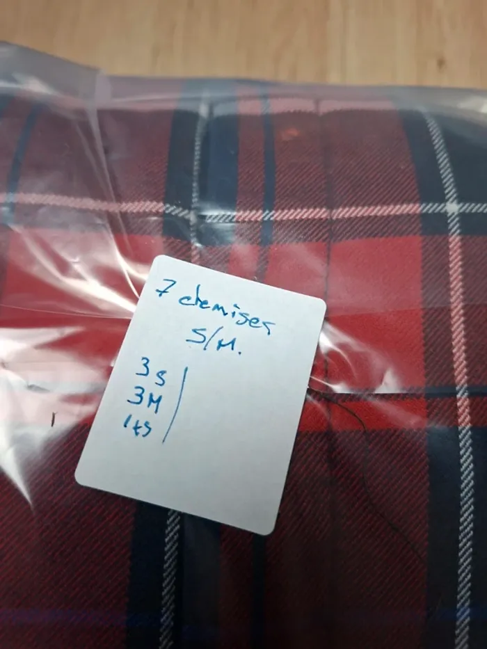 Lot de 8 chemises homme S/M - photo numéro 17
