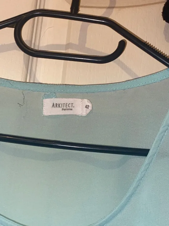 Blouse turquoise Arkitect taille 42 - photo numéro 2