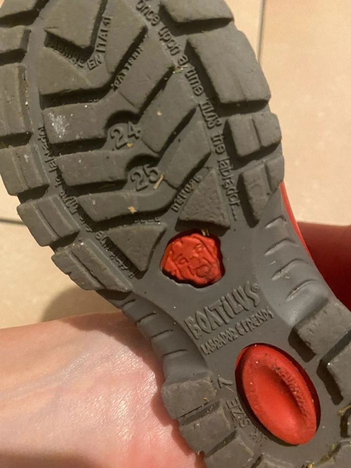Botte  de pluie ade marque boatillus taille 24/25 - photo numéro 9