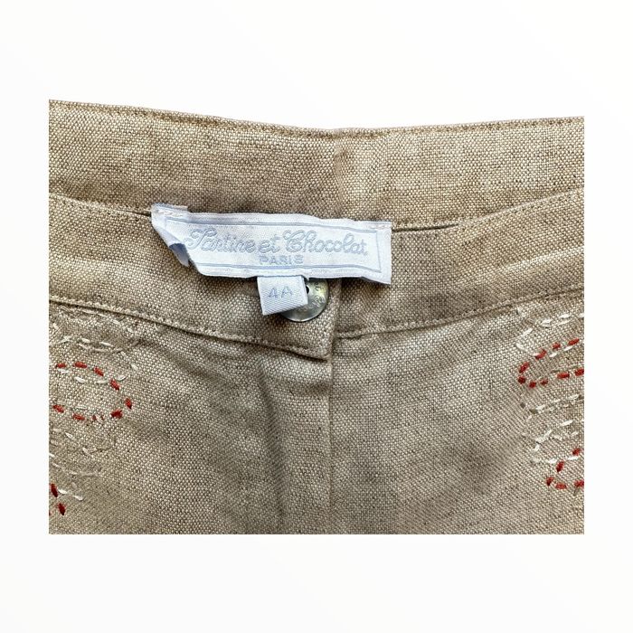 Pantalon lin beige Tartine et Chocolat 4 ans neuf (23€) - photo numéro 3