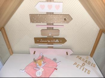 Doudou élan rose doudou et compagnie 