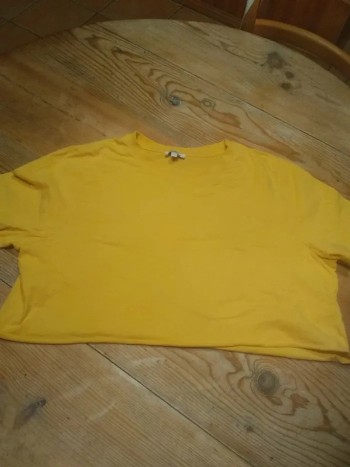 Tee shirt Croc top Jaune
