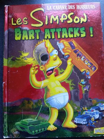 BD - Les Simpson - La cabane des horreurs - Bart attacks - Tome 7