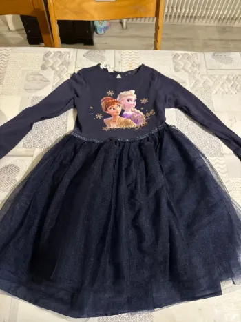 Robe de fête Disney reine des neiges 10 ans