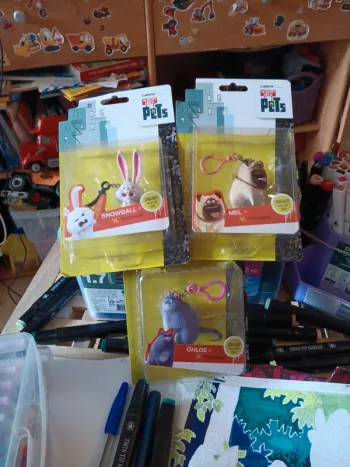 Porte clef dessin animé comme des bêtes pas de vinted go