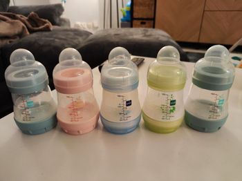 Lot de 5 biberons MAM 160ml
