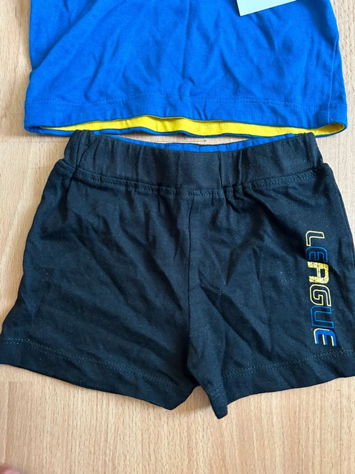 Bel ensemble d’été T-shirt + short Energetics T. 9 mois/71 cm garçon neuf avec étiquette - photo numéro 4