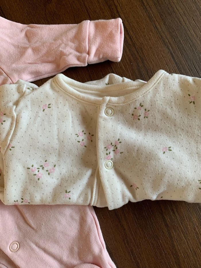 Lot de 2 pyjamas prématurés filles fin - photo numéro 4