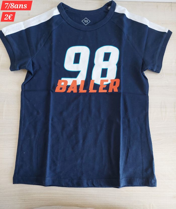 T-shirt 98 BALLER garçon 8ans - photo numéro 2