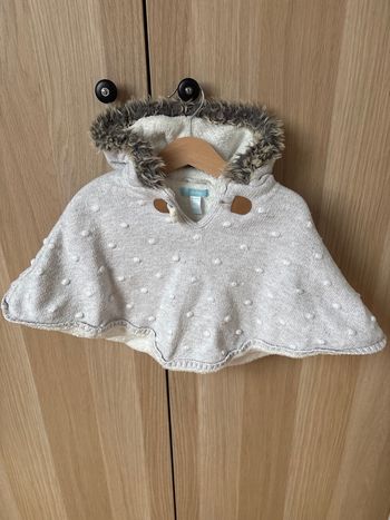 Poncho 3/6 mois mixte