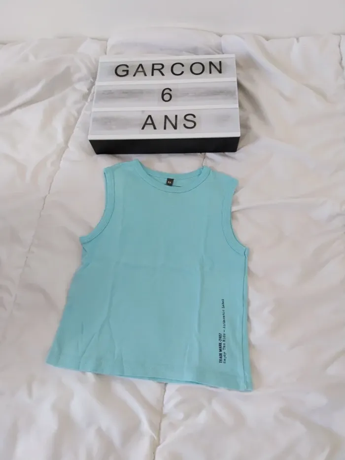 Tee-shirt manche courte garçon 6 ans