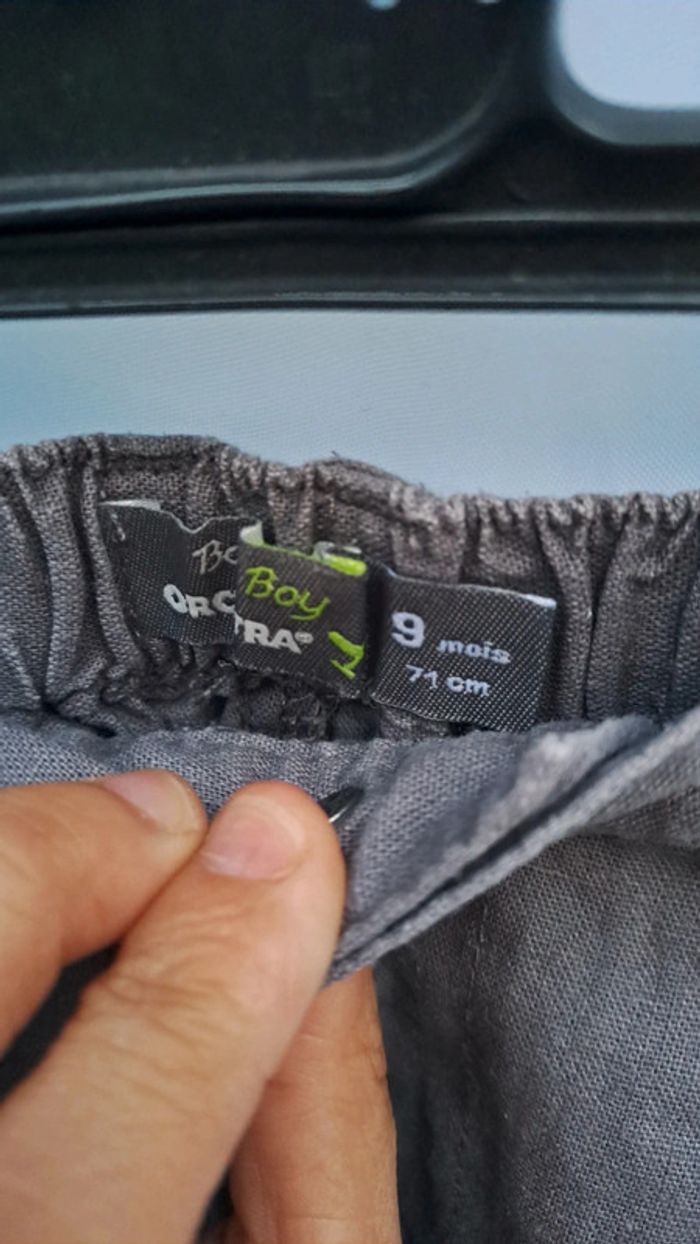 💚 Pantalon garçon 9 mois - photo numéro 2