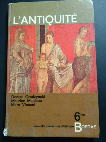 Livre de 1972 l'Antiquité 6e