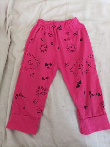 Legging rose a coeur