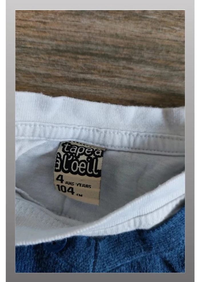 Pull bleu tape à l œil 4 ans - photo numéro 2