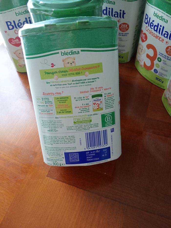 Lait bledelait croissance + - photo numéro 5