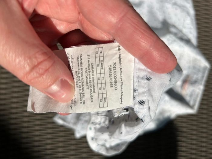 Chemise manches courtes ~ taille 38 - photo numéro 5