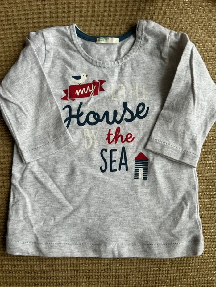T-shirt taille 1-3 mois - photo numéro 2