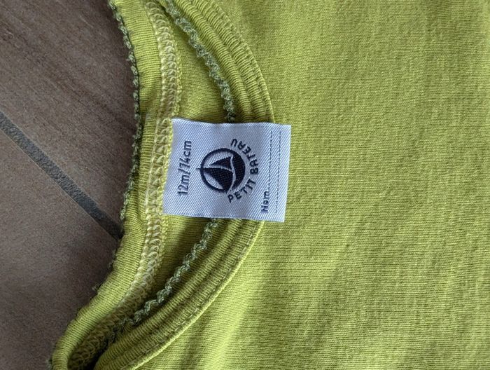 Body petit bateau 12 mois vert - photo numéro 2