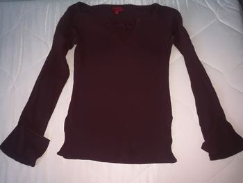 Haut bordeaux taille 34/36