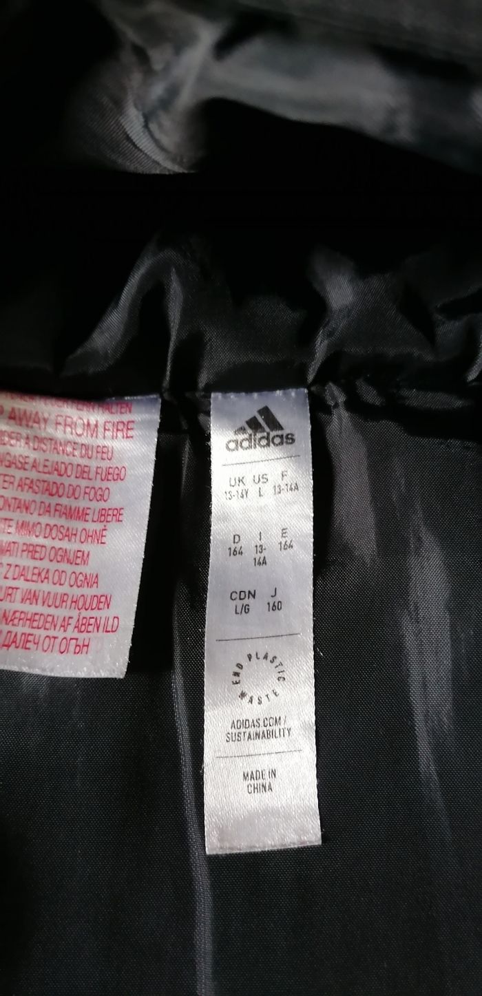 Doudoune garçon Adidas 13 14 ans - photo numéro 4