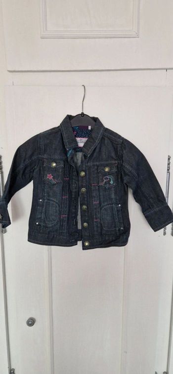 Veste en jeans fille 2 ans sergent major