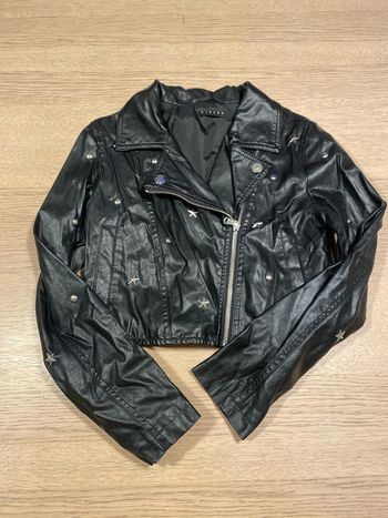 Veste imitation cuir Sisley taille 10-11 ans