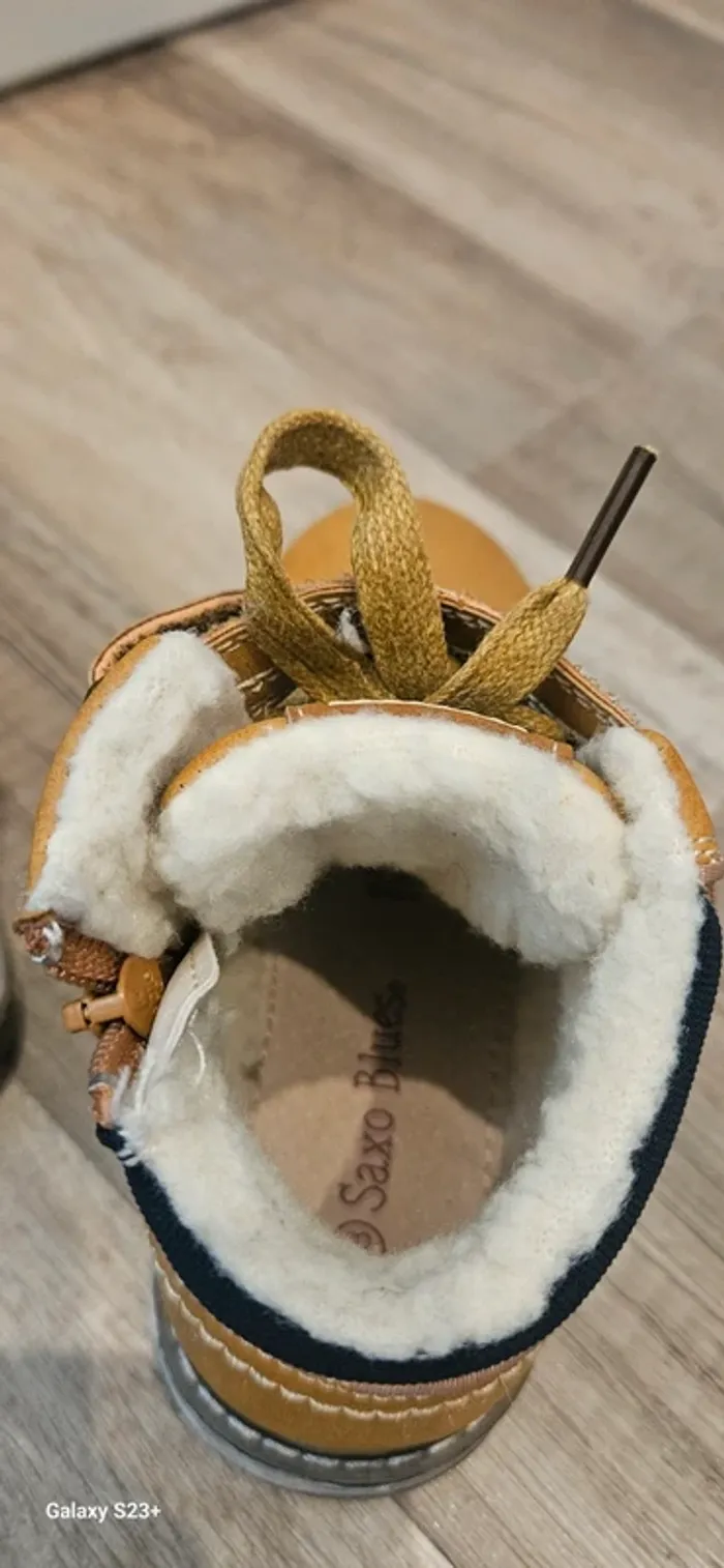 Bottes garçon fourrées – taille 28 - photo numéro 3