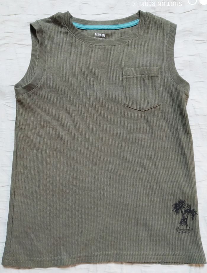Kiabi débardeur Marcel nid d abeille 8 ans