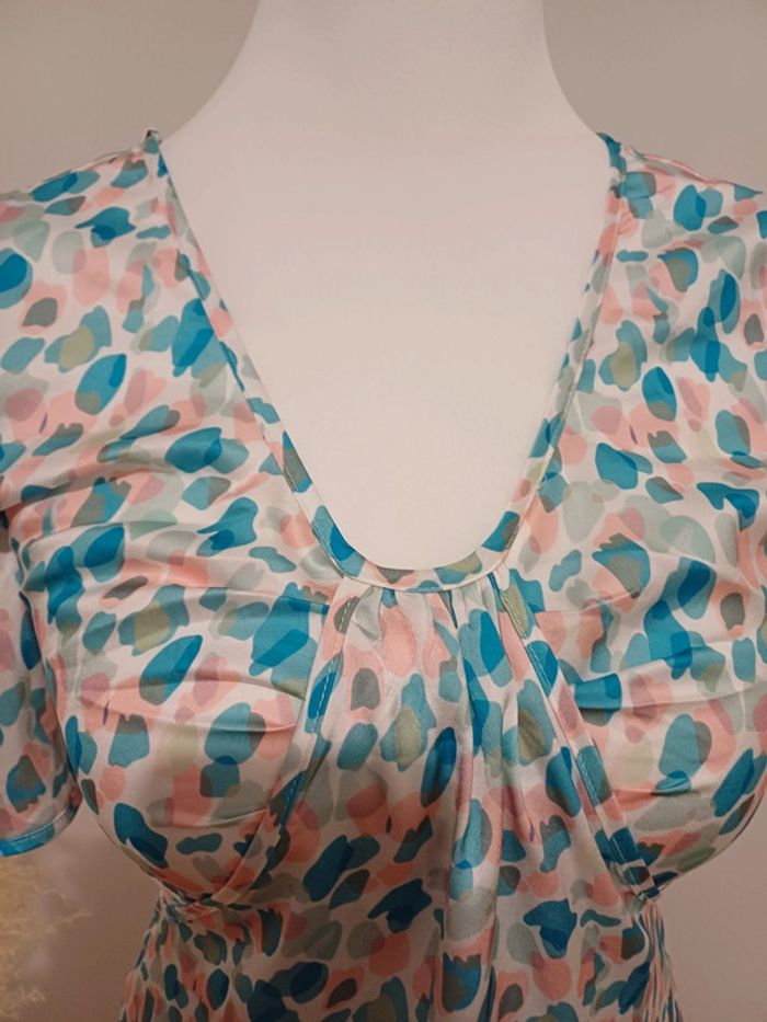 Robe légère colorée asymétrique Kling taille M 38 - photo numéro 2