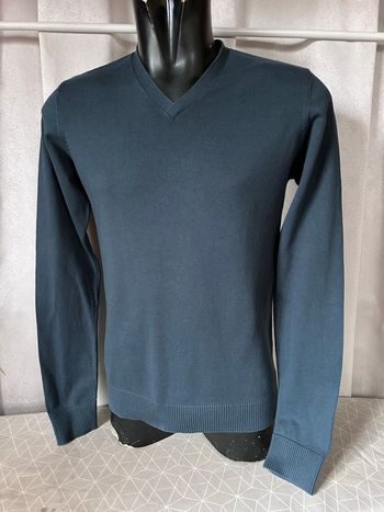 Pull fin vert foncé eider M Jules